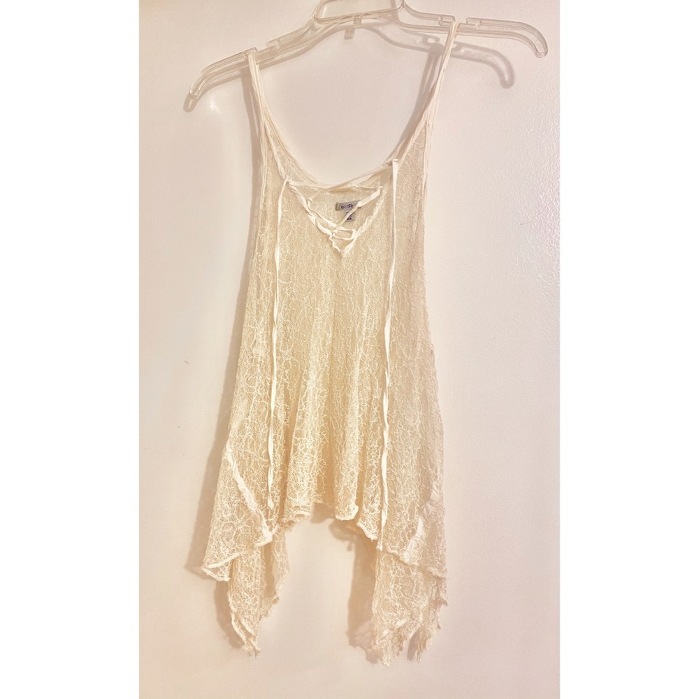 Urban Outfitters Ecote Boho Floral Lace Tank Top